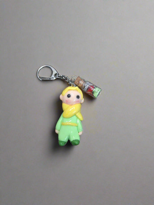 The little prince inspired keychain